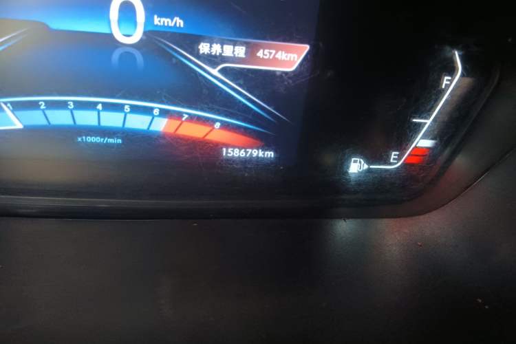 Used BAIC Weiwang M50F 2017 1.5L Luxury Model Odometer Close Up