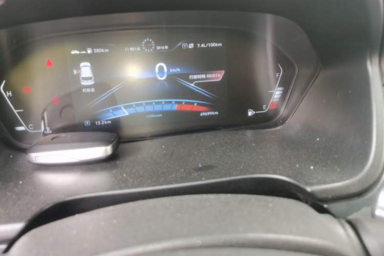 Used BAIC Weiwang M60 2017 1.5L Manual Silver Edition Odometer Close Up