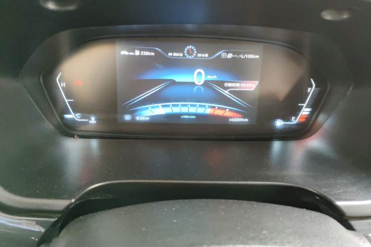 Used BAIC Weiwang M60 2017 1.5L Manual Platinum Edition Odometer Close Up