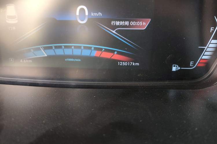 Used BAIC Weiwang M60 2017 1.5L Manual Platinum Edition Odometer Close Up