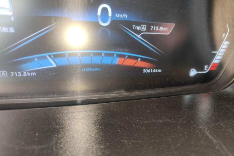 Used BAIC Weiwang M60 2017 1.5L Manual Platinum Edition Odometer Close Up