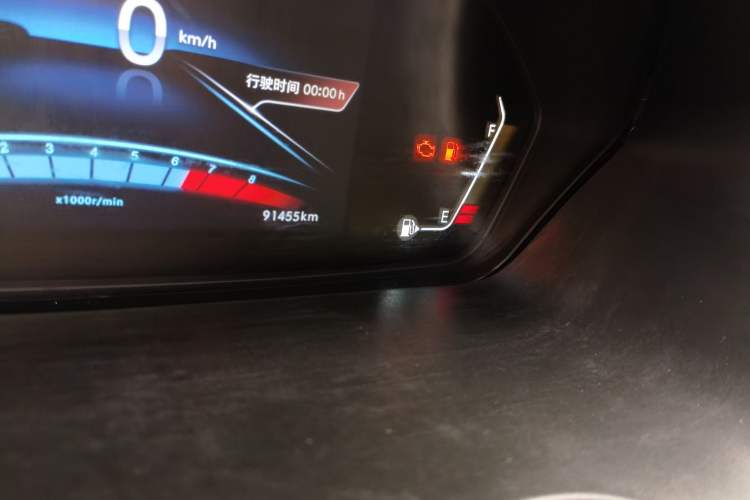 Used BAIC Weiwang M60 2017 1.5L Manual Platinum Edition Odometer Close Up