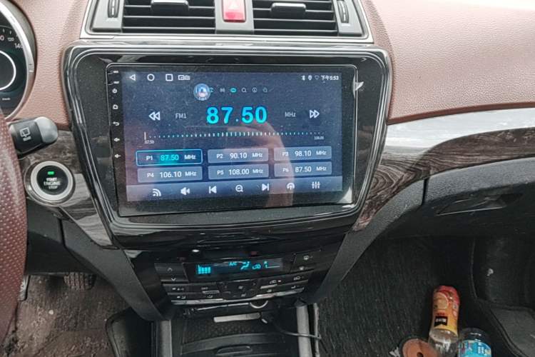 Used BAIC Weiwang S50 2016 1.5T Manual Lede Premium Edition Audio And AC Panel