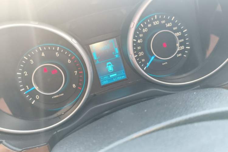 Used BAIC Weiwang S50 2016 1.5T Manual Happy Motion Superior Edition Odometer Close Up