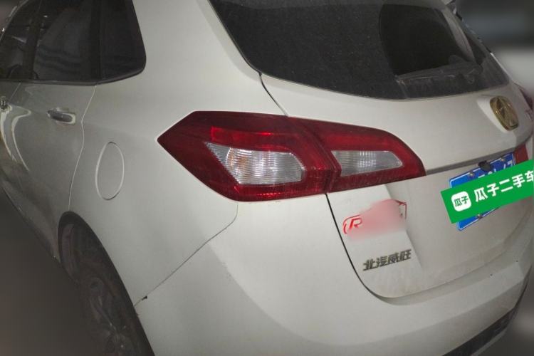 Used BAIC Weiwang S50 2016 1.5T Manual Lede Flagship Edition Rear Left 45 Deg