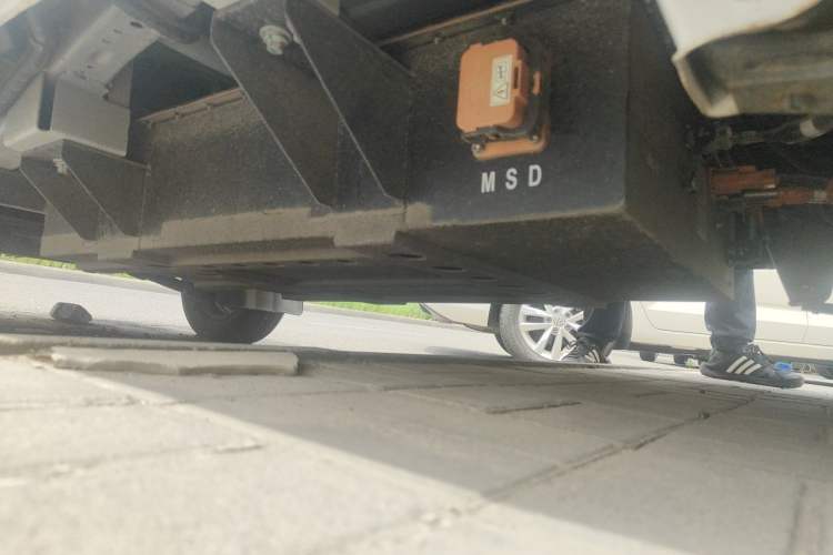 Used Bak Xingyi 2020 All-Electric Closed Cargo Van Chassis Rear Left