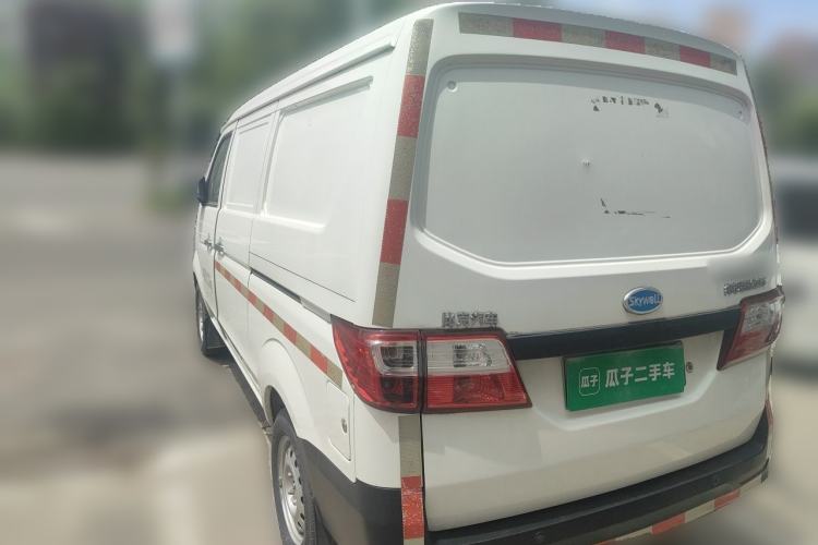 Used Bak Xingyi 2020 All-Electric Closed Cargo Van Rear Left 45 Deg