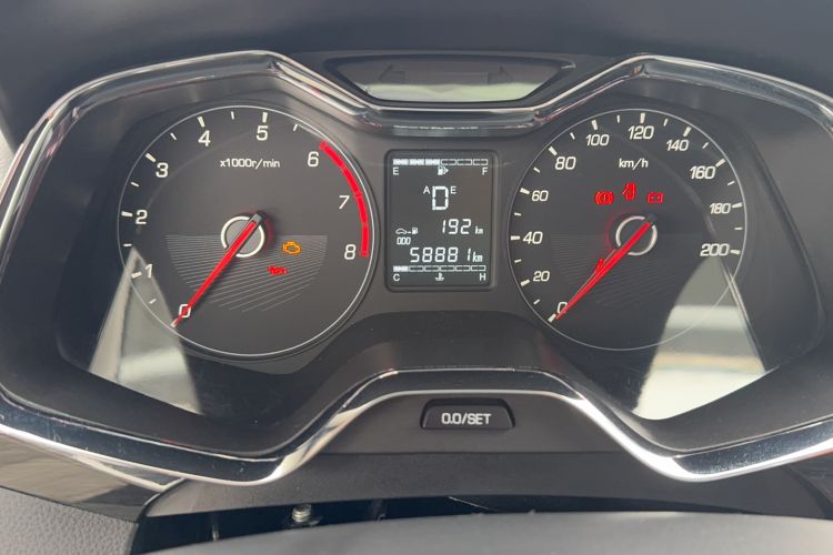 Used Baojun 310 2017 1.5L Automatic Luxury Model Odometer Close Up