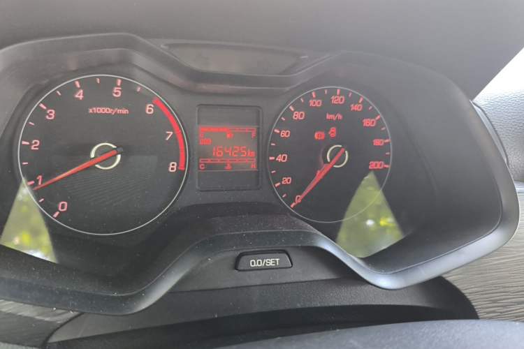 Used Baojun 310 2016 1.2L Manual Value Edition Odometer Close Up