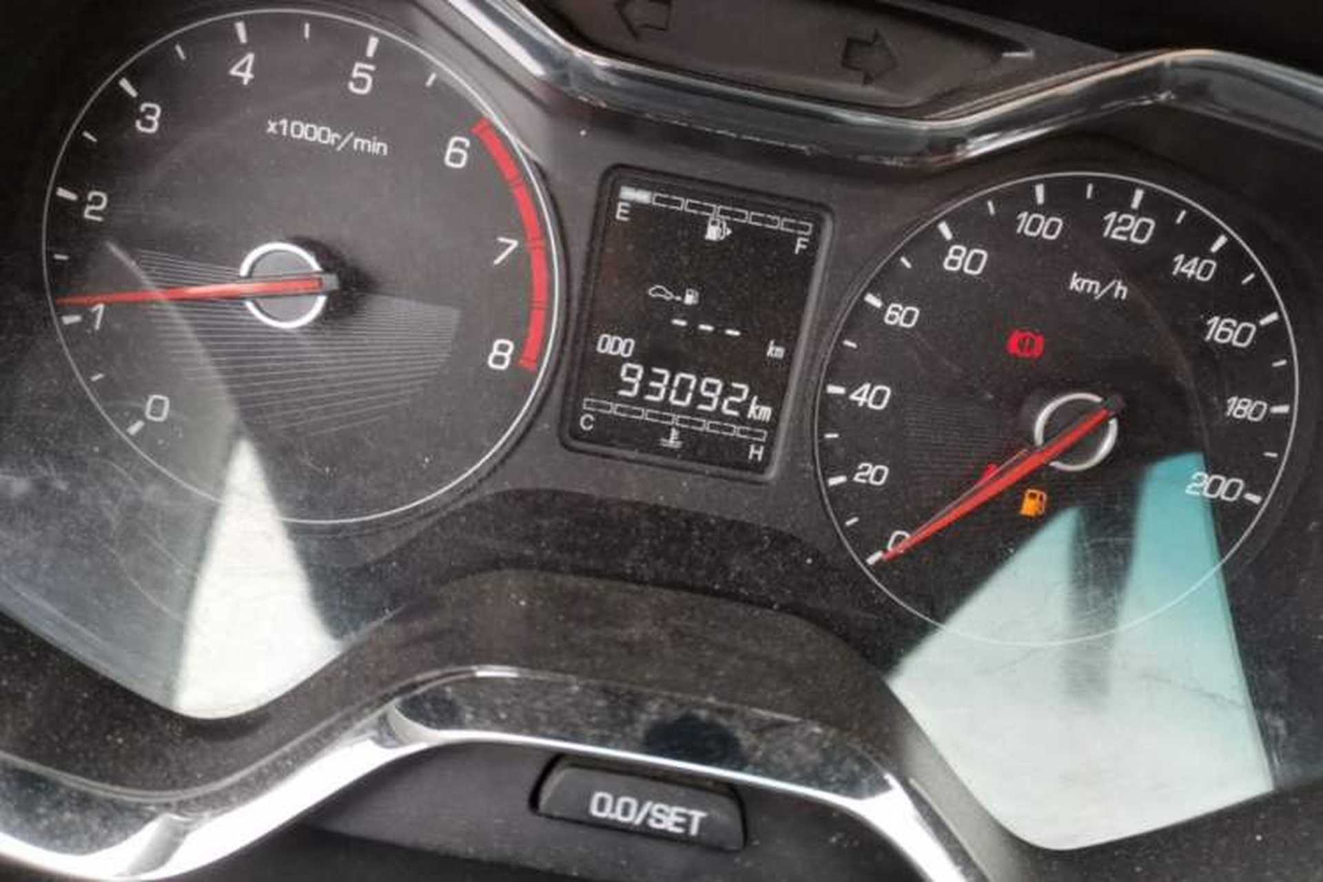 Used Baojun 310 2016 1.2L Manual Luxury Model Odometer Close Up