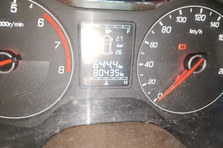 Used Baojun 310W 2017 1.5L Manual Fashion Model China V Odometer Close Up