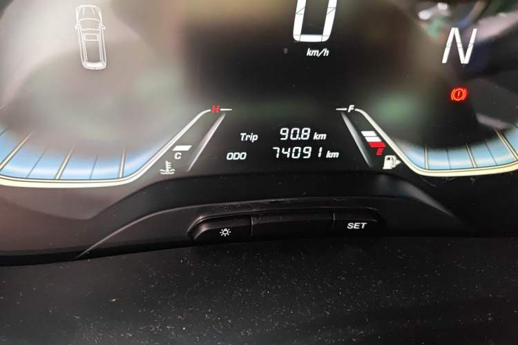 Used Baojun 360 2018 1.5L Automatic Elite Version National V Odometer Close Up