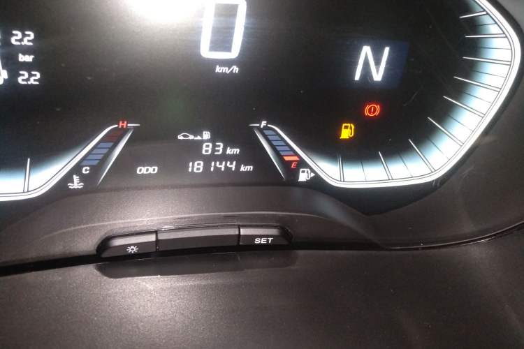 Used Baojun 360 2018 1.5L Automatic Luxury Version China V Odometer Close Up