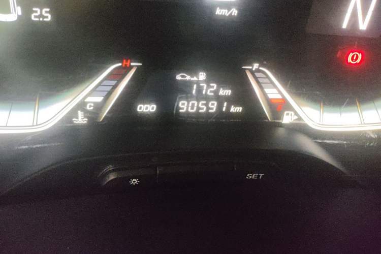 Used Baojun 360 2018 1.5L Automatic Luxury Version China V Odometer Close Up
