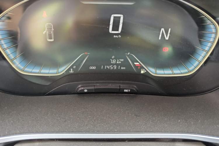 Used Baojun 360 2019 1.5L Automatic Elite Version China VI Odometer Close Up