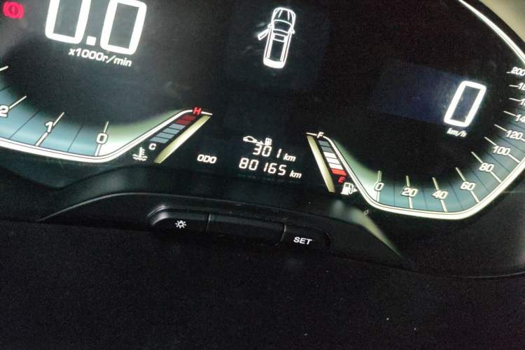 Used Baojun 360 2019 Revised Version 1.5L Manual Luxury Edition China VI Odometer Close Up