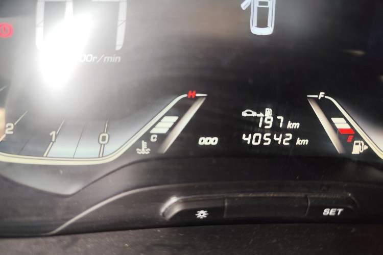 Used Baojun 360 2019 1.5L Manual Elite Version China VI Odometer Close Up