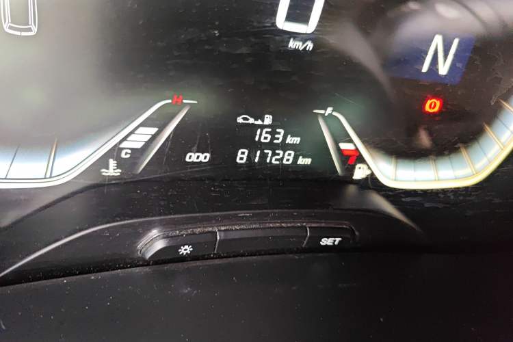 Used Baojun 360 2019 1.5L Automatic Elite Version China VI Odometer Close Up