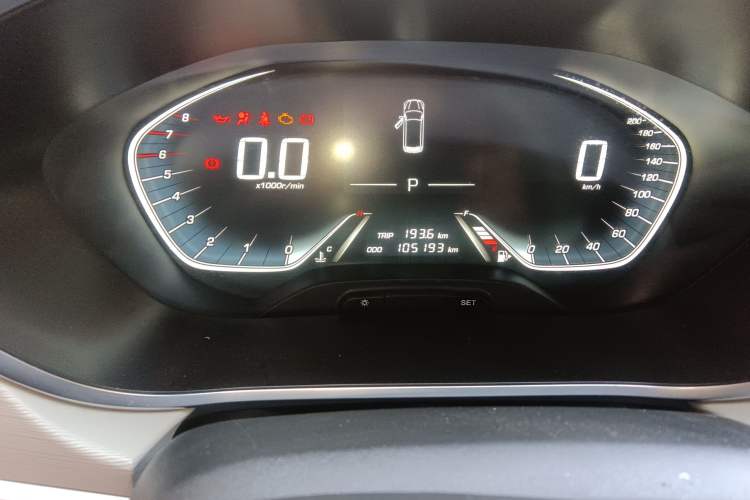 Used Baojun 360 2019 1.5L CVT Elite Version China VI Odometer Close Up