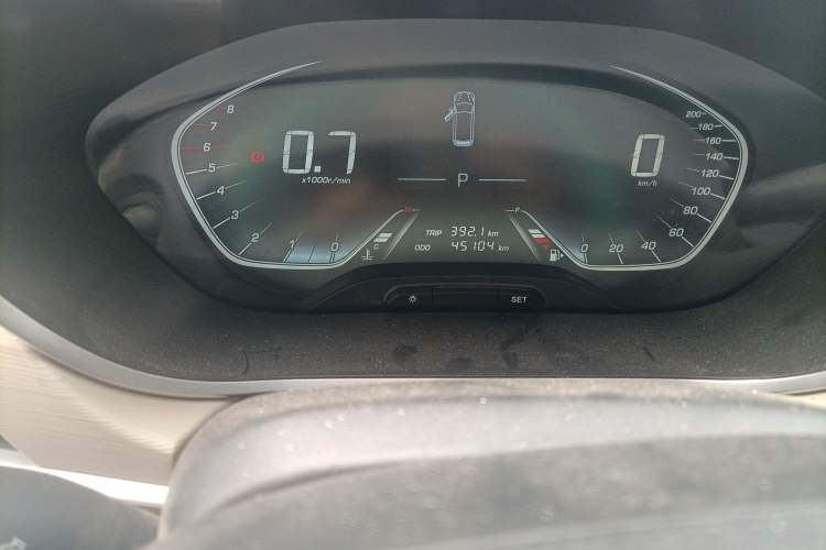 Used Baojun 360 2019 1.5L CVT Elite Version China VI Odometer Close Up