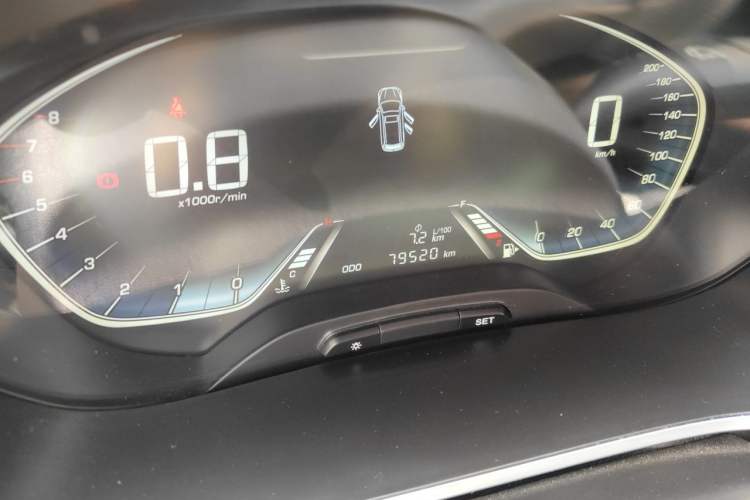 Used Baojun 360 2019 1.5L Manual Elite Version China VI Odometer Close Up