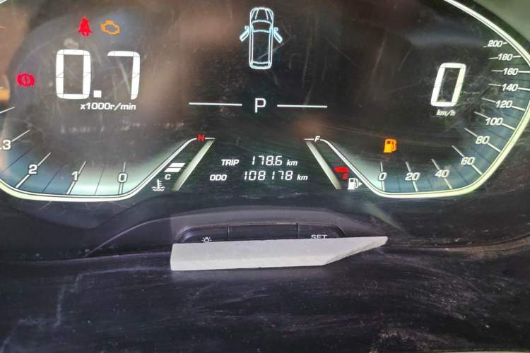 Used Baojun 360 2019 1.5L CVT Elite Version China VI Odometer Close Up