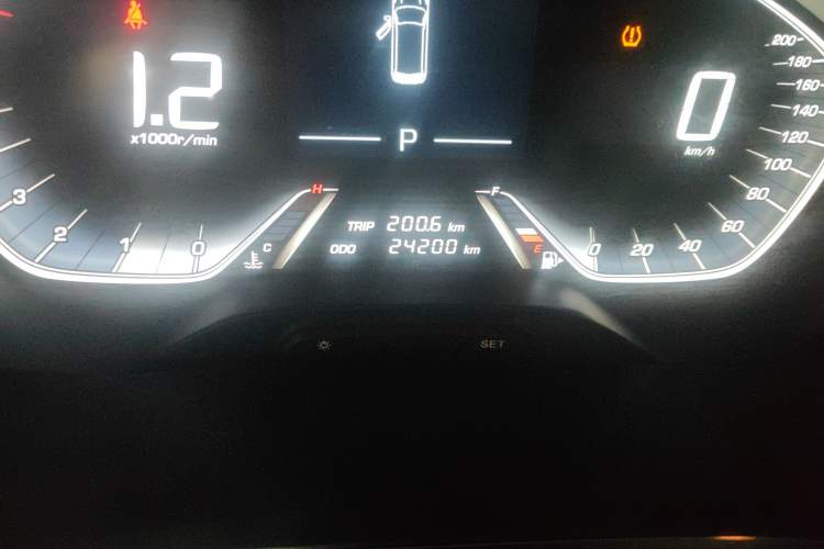 Used Baojun 360 2019 1.5L CVT Elite Version China VI Odometer Close Up
