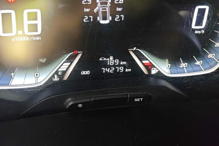 Used Baojun 360 2019 1.5L Manual Luxury Version China VI Odometer Close Up