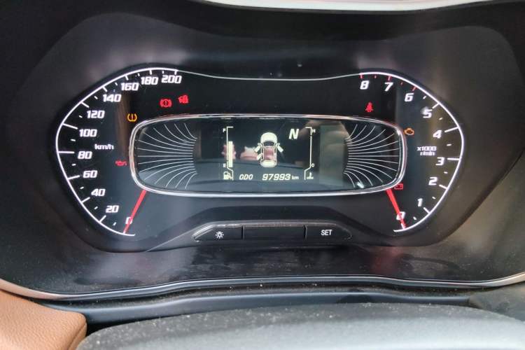 Used Baojun 510 2017 1.5L Automatic Luxury Model Odometer Close Up