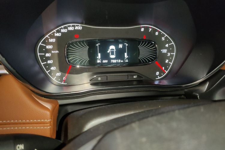 Used Baojun 510 2017 1.5L Automatic Luxury Model Odometer Close Up