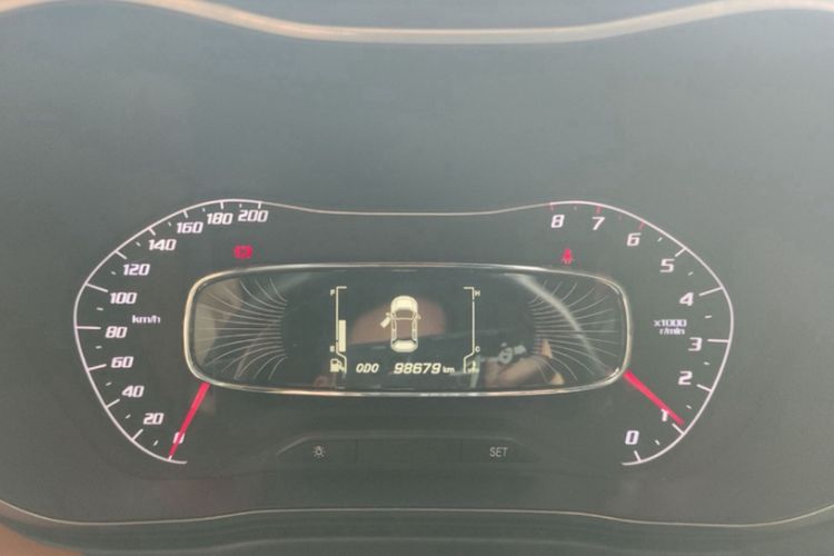 Used Baojun 510 2017 1.5L Manual Luxury Model Odometer Close Up