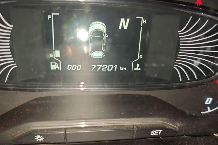 Used Baojun 510 2017 1.5L Automatic Luxury Model Odometer Close Up
