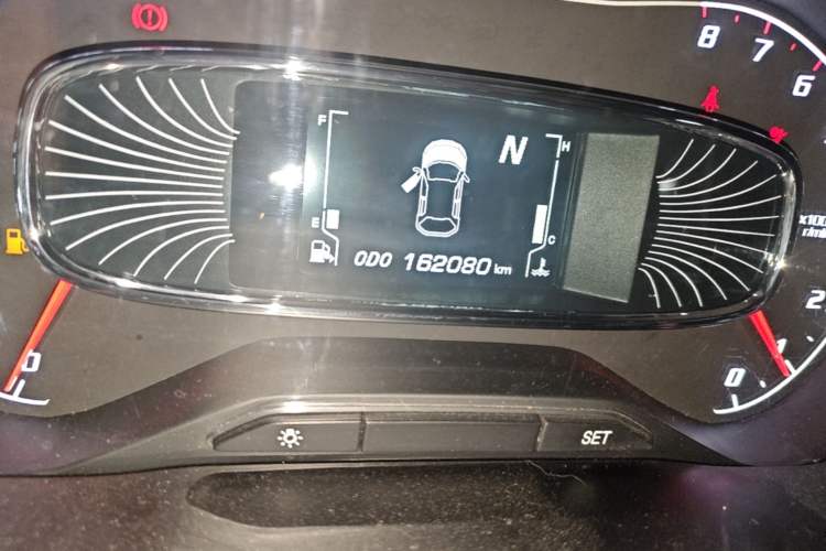 Used Baojun 510 2017 1.5L Automatic Luxury Model Odometer Close Up