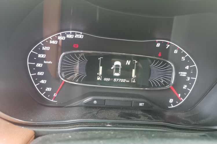 Used Baojun 510 2017 1.5L Automatic Luxury Model Odometer Close Up