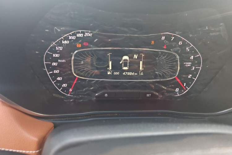 Used Baojun 510 2017 1.5L Automatic Luxury Model Odometer Close Up