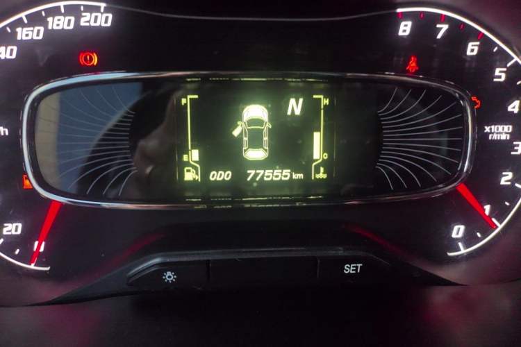 Used Baojun 510 2017 1.5L Automatic Luxury Model Odometer Close Up