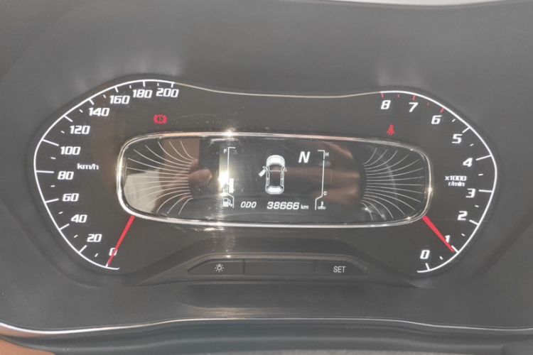 Used Baojun 510 2017 1.5L Automatic Luxury Model Odometer Close Up