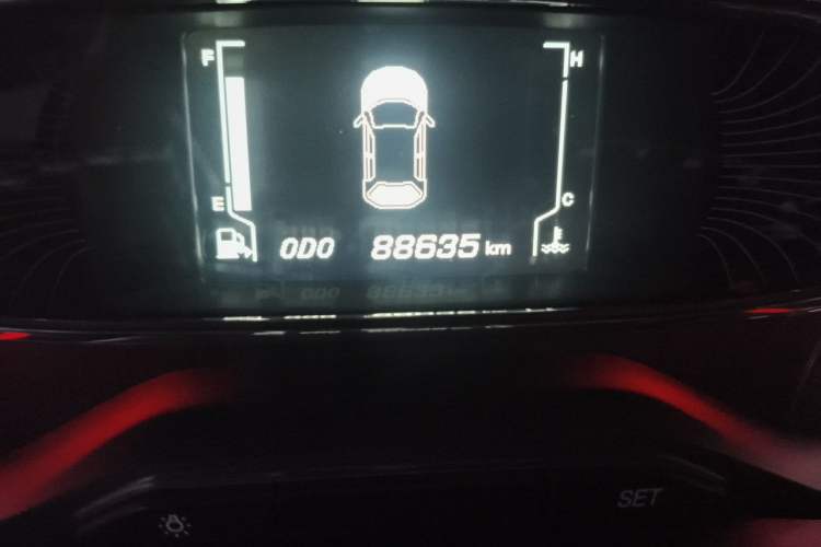 Used Baojun 510 2017 1.5L Manual Fashion Model Odometer Close Up