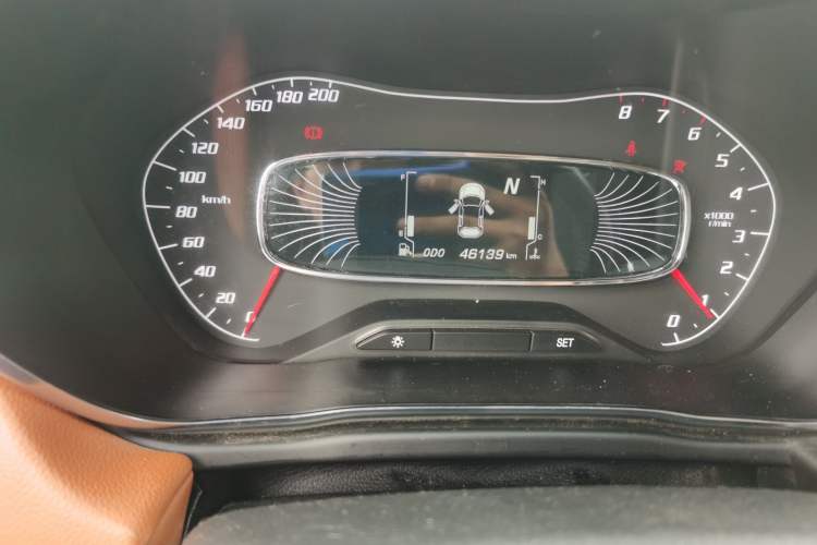 Used Baojun 510 2017 1.5L Automatic Luxury Model Odometer Close Up