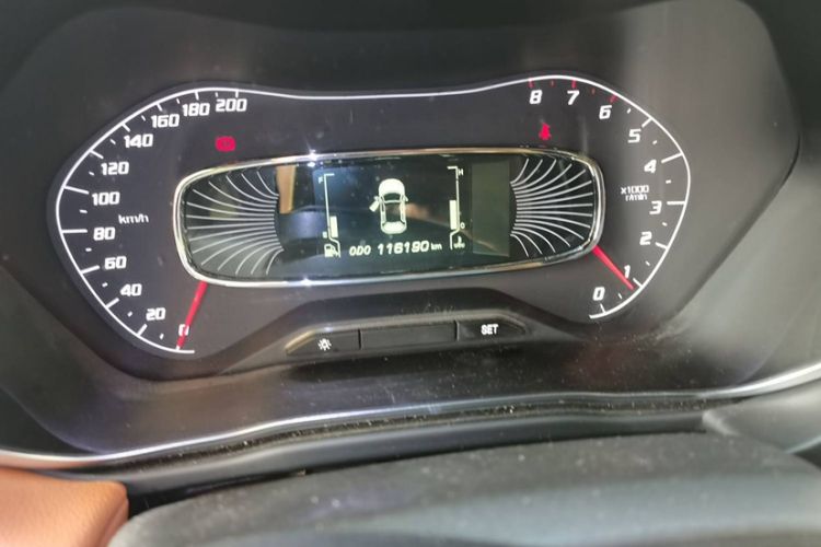 Used Baojun 510 2017 1.5L Manual Luxury Model Odometer Close Up