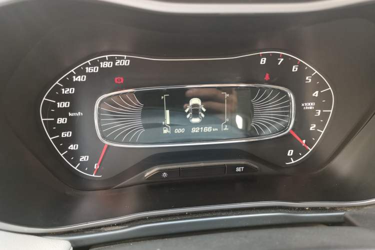 Used Baojun 510 2017 1.5L Manual Fashion Model Odometer Close Up