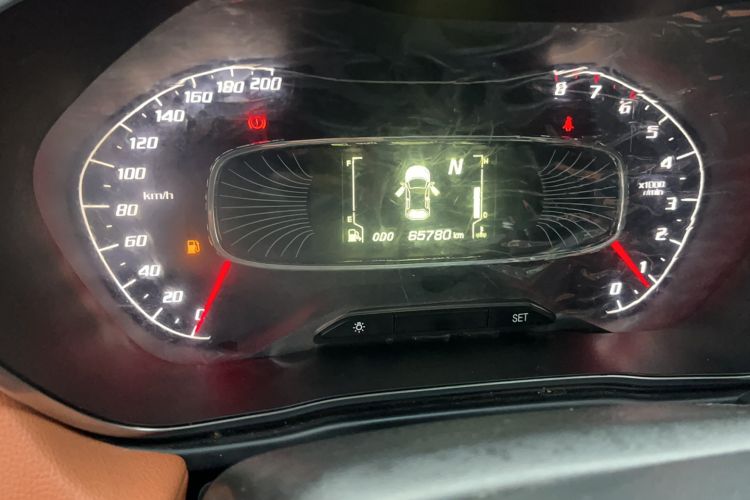 Used Baojun 510 2017 1.5L Automatic Luxury Model Odometer Close Up