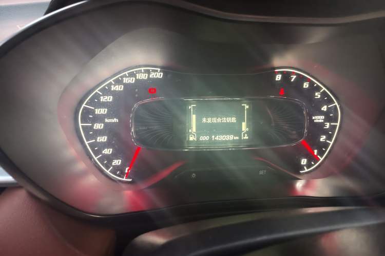 Used Baojun 510 2017 1.5L Manual Luxury Model Odometer Close Up