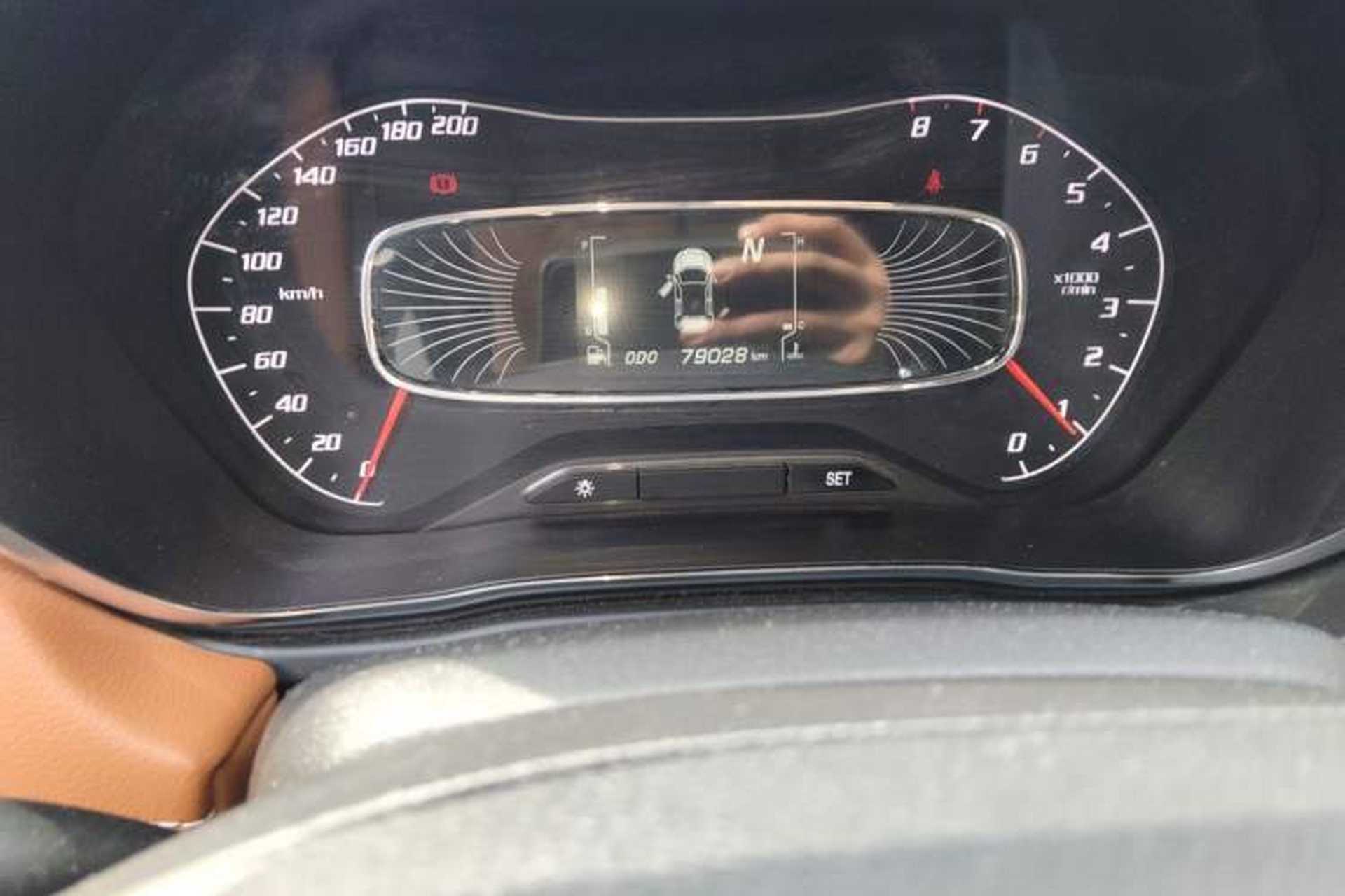 Used Baojun 510 2017 1.5L Automatic Luxury Model Odometer Close Up