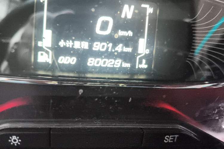Used Baojun 510 2017 1.5L Automatic Luxury Model Odometer Close Up
