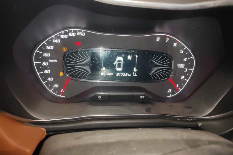 Used Baojun 510 2017 1.5L Automatic Luxury Model Odometer Close Up
