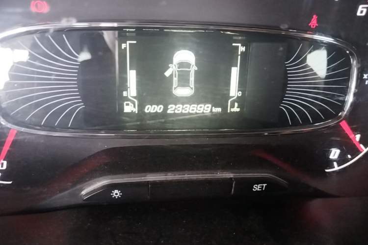 Used Baojun 510 2017 1.5L Manual Luxury Model Odometer Close Up