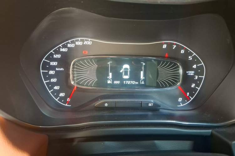 Used Baojun 510 2017 1.5L Manual Luxury Model Odometer Close Up