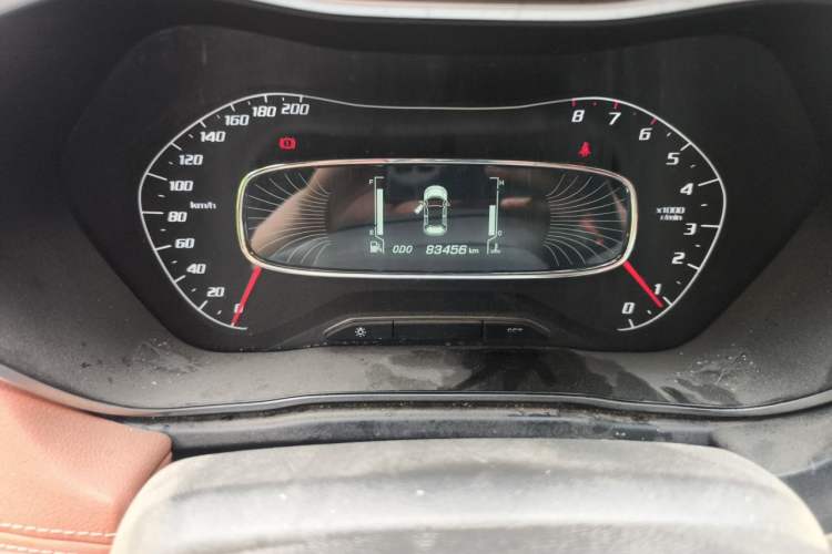 Used Baojun 510 2017 1.5L Manual Luxury Model Odometer Close Up
