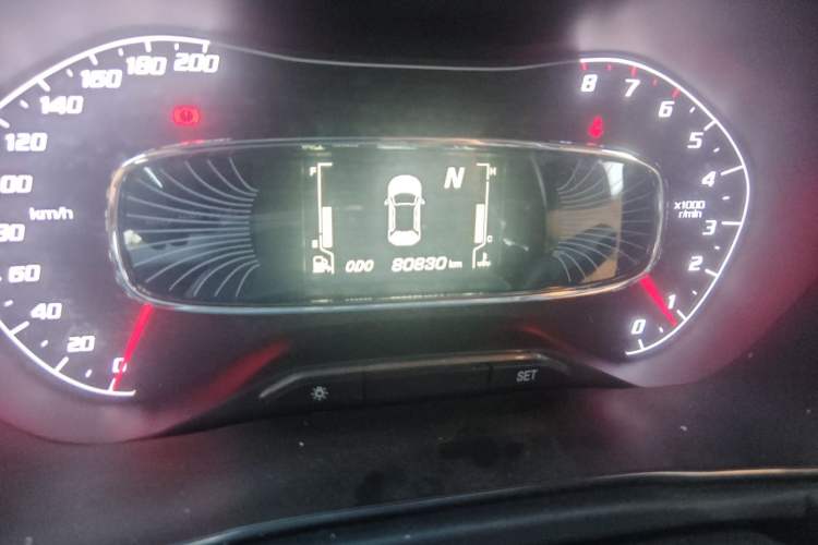 Used Baojun 510 2017 1.5L Automatic Luxury Model Odometer Close Up